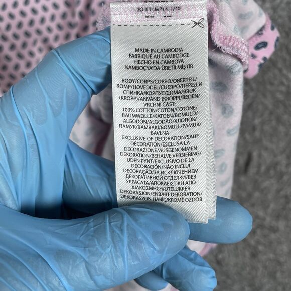 Polo Ralph Lauren Polo Shirt Men's XXL Classic Fit Pink Paisley All Over Print - Picture 4 of 6